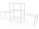 5-layer display rack with adjustable layer spacing, plug-in deformable structure, adjustable feet, 78418352