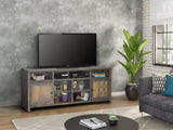 Joshua Creek 84 inch TV Stand Console for TVs up to 95 inches, No Assembly Required, Barnwood Finish GL-B108P160172