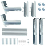 2x Ladder Jack Scaffold Extension Kit 2-Rung up to 20 inch Stable Adjustable 02996786