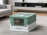 Stainless Steel Enclosed Litter Box for Cats 94651625