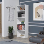 ZUN Sutton 4 Shelves Bookcase with Modern Storage Shelves B128P176165