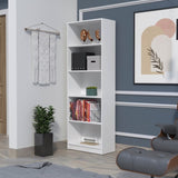 Sutton 4 Shelves Bookcase with Modern Storage Shelves B128P176165