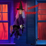 3ft Witch Halloween Hanging Decoration 74702256