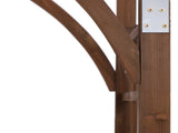 Beautiful And Practical Garden Arch Dark Brown 44417823