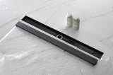 32 Inches Linear Shower Drain with Removable Cover, 304 Stainless Shower Drain Included Hair W92891549