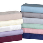 ZUN Luxuriously Soft 100% Viscose Derived from Bamboo 4-Piece sheet Set , Oeko-TEX Certified, Full B046126556