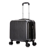 ZUN 18'' Underseat Luggage for Airlines Hardside Lightweight Carry On Suitcase with Spinner Wheels 40663188
