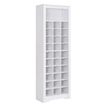 ZUN ON-TREND Stylish Design 30 Shoe Cubby Console, Contemporary Shoe Cabinet with Multiple Storage WF309309AAK