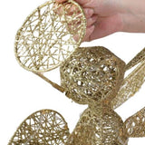 4ft 30V 3.6W Angel 130Led Warm White Light Leather Thread Light Wrapped Around Cotton Thread And 52409857
