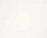 Glamorous Design Bedroom Furniture 1pc Nightstand of 2x Drawers White Finish Faux Alligator Embossed B01165196