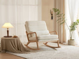 100*65*101cm High Back Belt Waist Pillow Log Color Solid Wood Armrest Backrest Seat Frame Iron Frame 63188028