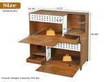 Modern 2 IN 1 Cat Furniture, Cat Litter Box Enclosure Side Table, Cat House with Storage, for 2 N752P394342D