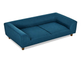 Pet sofa with backrest and armrests, modern rectangular pet sofa suitable for small and medium dogs, 72137278