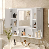 35'' x 28'' Wall Mounted Bathroom Medicine, Modern Bathroom Wall with Mirror, Mirror N710P209443K