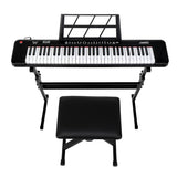 ZUN GEP-109 61 Key Lighting Keyboard with Piano Stand, Piano Bench, Built 10694817