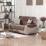 PrimeNest Yalise Collection Upholstered Convertible Loveseat with Storage B030P305113