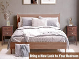 Wood Nightstand End Side Table with 2 Drawer for Living Room, Bedroom 71649672