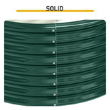 842ft Raised Garden Bed, Oval Galvanized Outdoor Planter Box, Metal Garden Bed for Planting 25828807