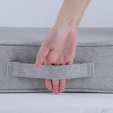 2 PCS Set 24x24 in Outdoor Deep Seat Cushion- Waterproof Fade-Resistant Patio Furniture Cushions 30408506