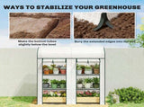 Garden Bed with Mini Greenhouse 20295784