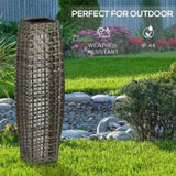 Gray Solar Floor Lamp, Outdoor Garden Lantern 18000366