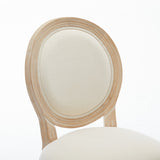 Solid Wood Bar stools Set of 2, Classic French Country Wooden Barstools with Upholstered Seating W1622P221395