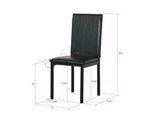 4-piece metal frame dining seats W214119089