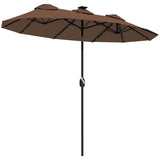 Outdoor beach umbrella/Double-Sided Market Umbrella 00270102