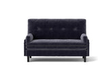 Grey 2 seater sofa sleeper with recline fuction W570P195340