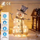 LED Christmas Snowman Decoration lighted up snowman Collapsible Battery Operated Lighted Snowman 28503649