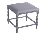 26''Counter Stools,Set of 2 with Upholstered Seat, Solid Acacia wood Frame, Foam-Padded Seat, Open N780P339749G