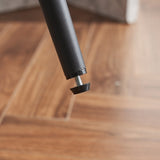 Modern Upholstered Bar Stools Set of 2, Boucle Fabric Counter Height Chairs with Metal Frame & W1901P264275