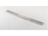 30 Inch Linear Shower Drain with Removable Square Patterned Grate, 304 Stainless Steel with Hair 80811951
