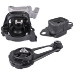 ZUN 3Pcs Engine & Trans Mount w/ Bracket for Nissan Versa/Versa Note 1.6L 2012-2019 112101HS0A 70037144