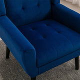 Modern Soft Velvet Material Ergonomics Accent Chair Living Room Chair Bedroom Chair Home Chair With W67639362