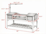 Tortoise Terrarium House Dual Main Habitats, Adjustable Lamp Stand, Storage Shelf & Openable Top 67286959