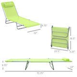 ZUN Folding Lounge Chairs / beach chair （Prohibited by WalMart） 89289700