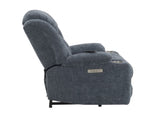 Blue Power Lift Recliner with Heating and Massage B062P215447