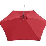 ZUN 10ft Cantilever Patio Umbrella, Offset Hanging Outdoor Table Umbrella with Tilt Crank, 6 Sturdy 76910800