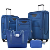 Softside Luggage Expandable 3 Piece Set Suitcase with Duffel Bag Upright Spinner Softshell N732P201004C