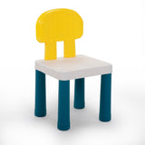 Multi functional rectangular block table - gray yellow W2181P156871