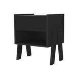 ZUN Hyacinth Nightstand, One Drawer, Open Shelf B128P148719