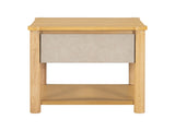 Wood Nightstand,Modern Nightstands with Drawer, Farmhouse Bedside Table for Bedroom Living Room N770P345998N