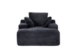 Oversized Chaise Lounge Chair Cozy Cloud Couch, Modern Plush Corduroy Upholstered Sleeper Sofa 82286262