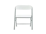 6 Pack Resin Folding Chair, White 32923831
