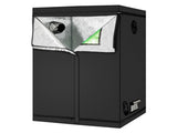 LY-120*120*200cm Home Use Dismountable Hydroponic Plant Growing Tent with Window Green & Black 10754030