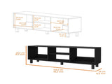 Landon Black 2-Piece Living Room Set B062P175183