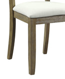 Karsen Beige Linen & Rustic Oak Finish Side Chair B2726P288757