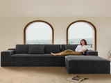 104.3*68.9"Modular sectional sofa seat,Upholstered compressed couch for living W3819P448427