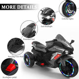 Motorcycle for Kids, 12V Electric Ride On Motorcycle for Brithday Gifts, Kids Motorcycle with LED 98669689